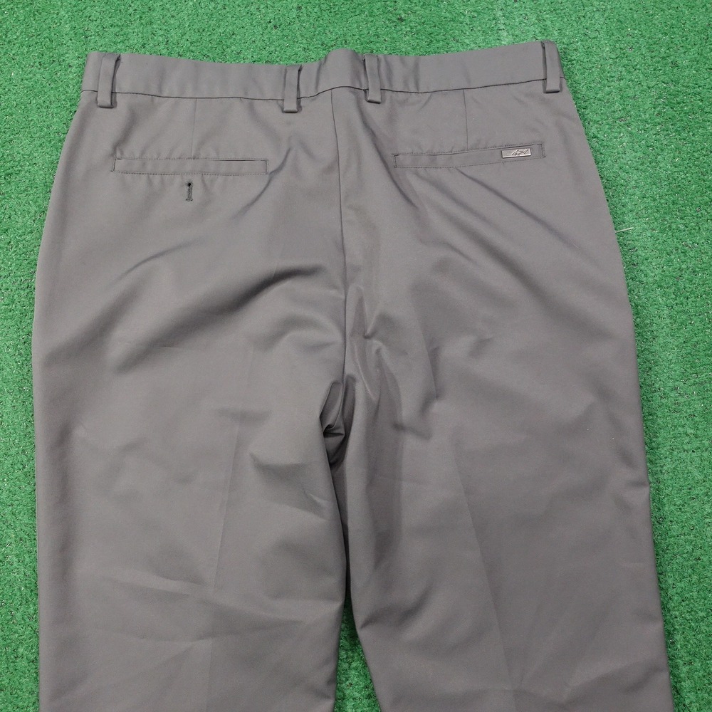 GREG‎ NORMAN FOR TASSO ELBA SLIM FIT GREY POLYESTER GOLF PANTS MENS SIZE 36X30 - Picture 5 of 7